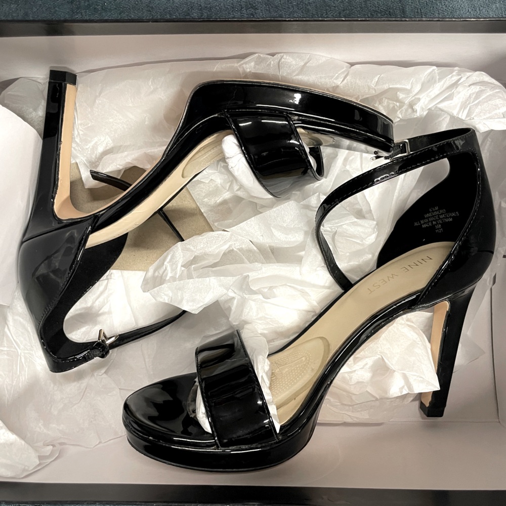 Black Nine West high heels